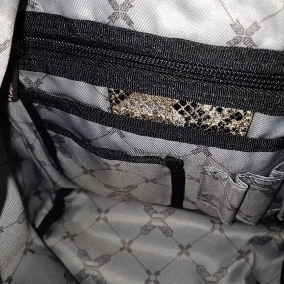 AIMEE KESTENBERG Tamitha Leather Bag Backpack Golden Python - Picture 6 of 11